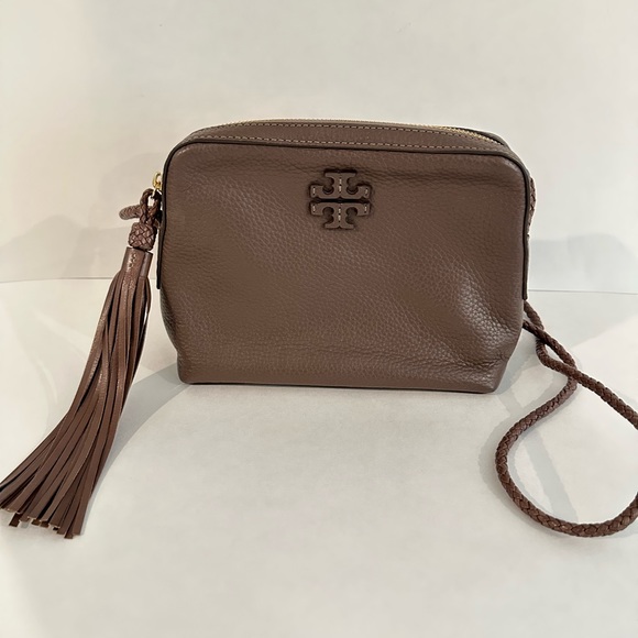 Tory Burch Bags Tory Burch Taylor Leather Crossbody Bag Color Tabaco Brown Poshmark